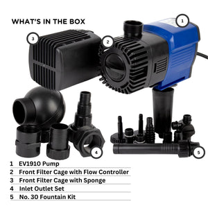 PondMAX EV1910-DC Low Voltage Pump