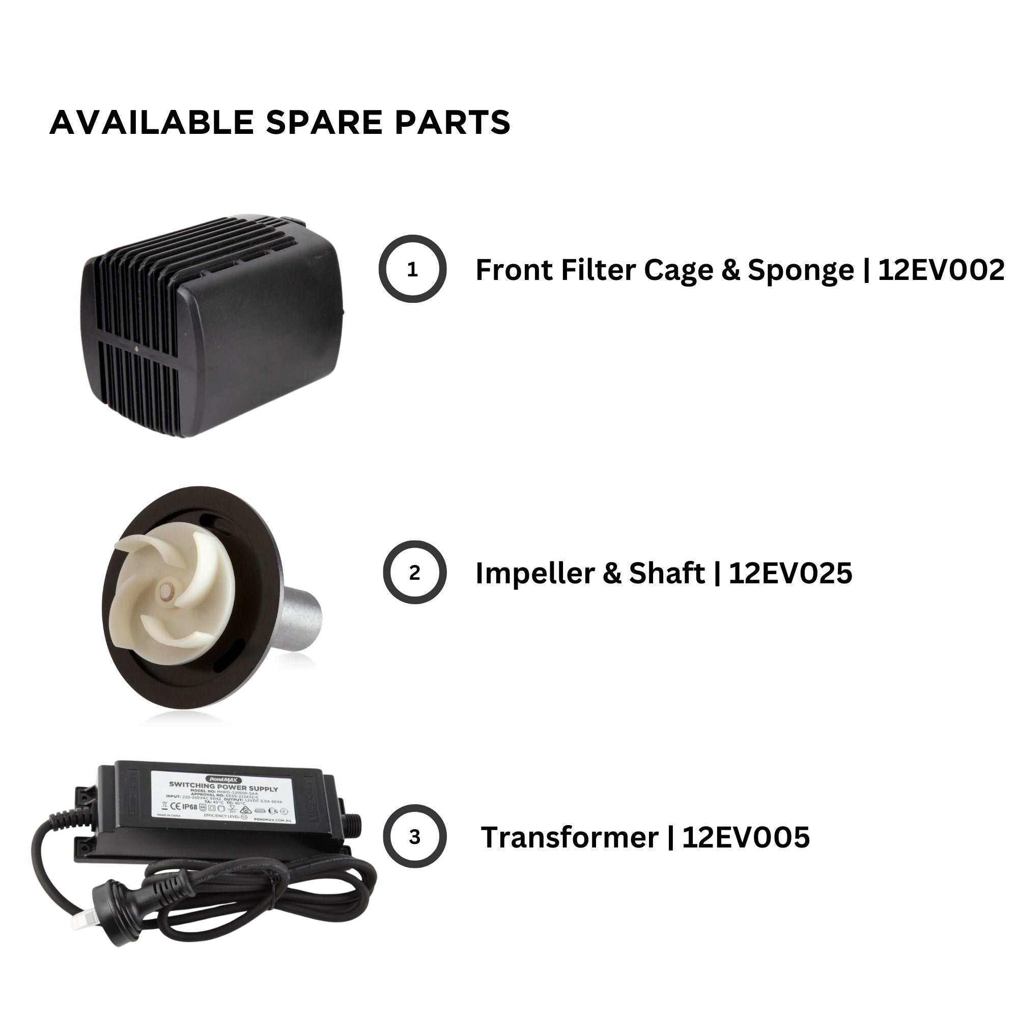 PondMAX EV1910-DC Low Voltage Pump