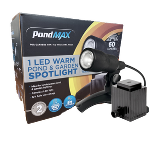 PondMAX 1W Warm White Pond Light incl Transformer