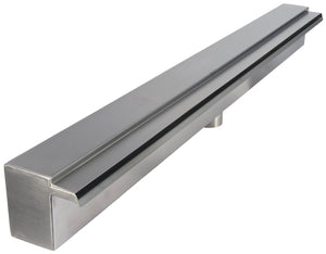 PondMAX Stainless Steel Waterwall – 30mm Lip 1500mm Back Entry