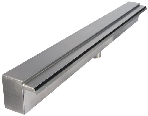 PondMAX Stainless Steel Waterwall – 30mm Lip 1200mm Bottom Entry